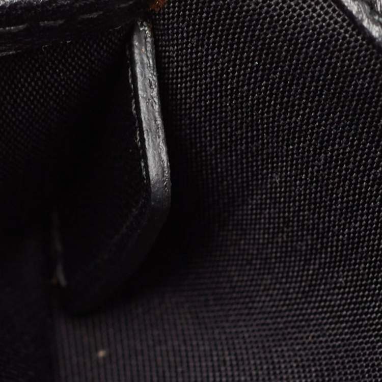 Pre Owned Dior Black Cannage Leather Lady Dior Chain Clutch