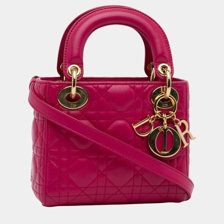 Lady dior hotsell pink mini