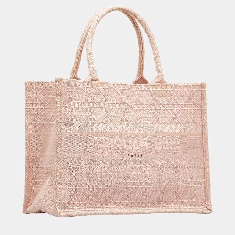 Christian dior best sale pink book tote