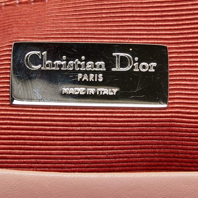 Pre Owned Dior Tri Color Cannage Quilted Leather Small Stardust Backpack