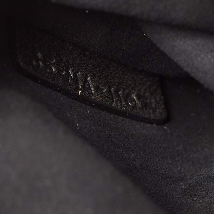 Pre Owned Dior Green/Black Studded Leather Medium Dio(r)evolution J'Adior Chain Bag