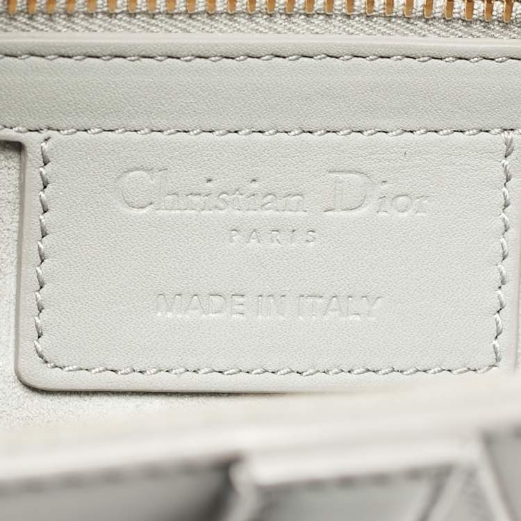 Pre Owned Dior Grey Ultra Matte Leather Saddle Shoulder Bag