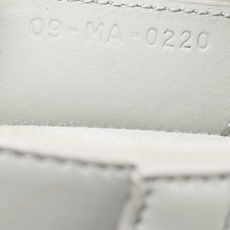 Pre Owned Dior Grey Ultra Matte Leather Saddle Shoulder Bag