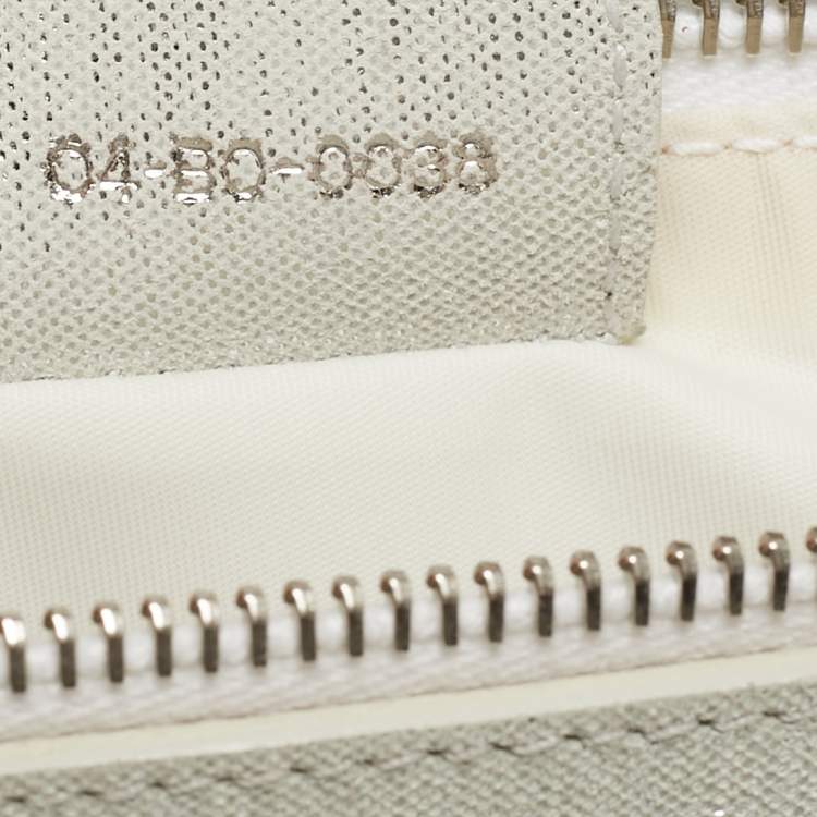 Pre Owned Dior Mint Green Shimmering Suede Babe Hobo