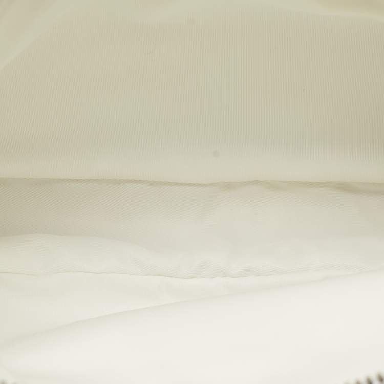 Pre Owned Dior Mint Green Shimmering Suede Babe Hobo