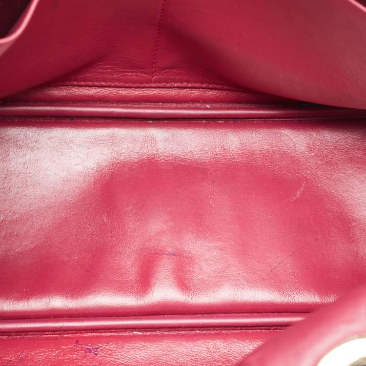 Pre Owned Dior Black Leather Medium Diorissimo Shopper Tote