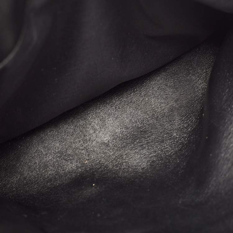Pre Owned Dior Black Cannage Leather Granville Tote
