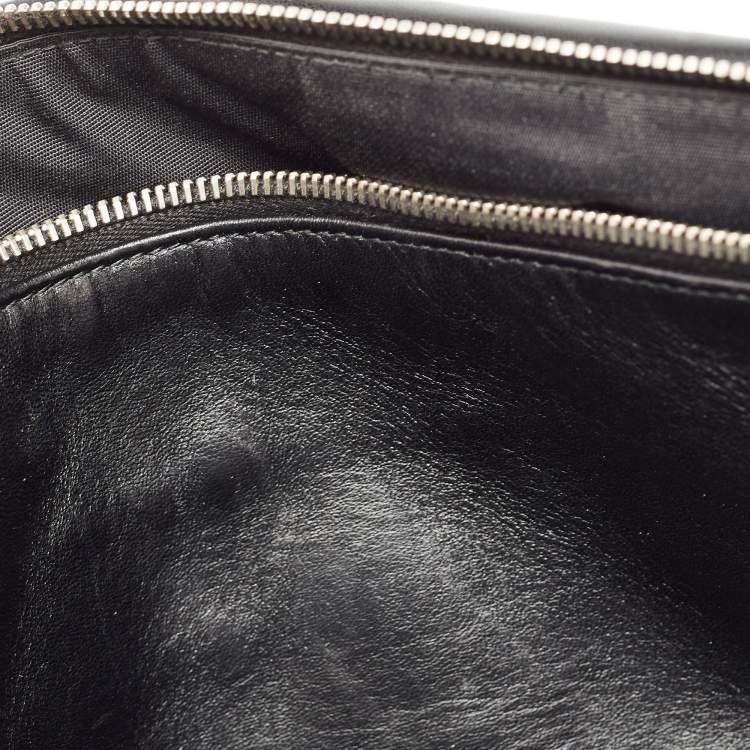 Pre Owned Dior Black Cannage Leather Granville Tote