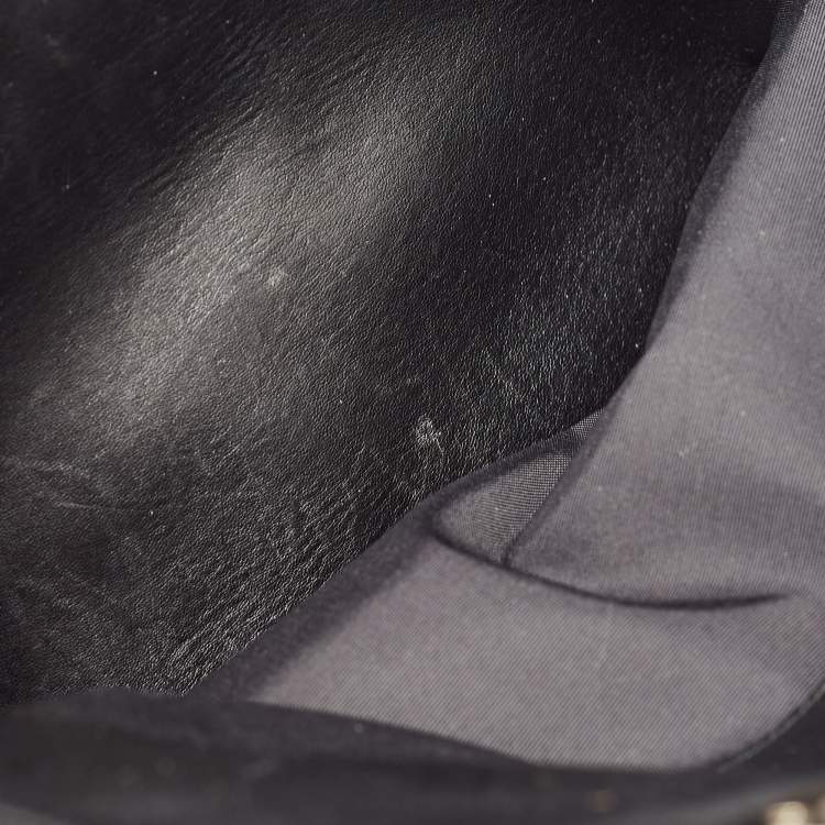 Pre Owned Dior Black Cannage Leather Granville Tote