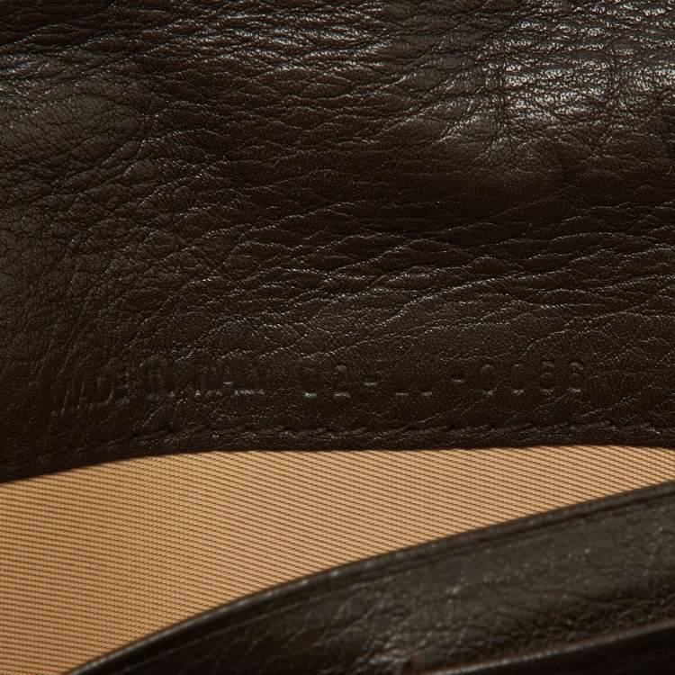 Pre Owned Dior Beige/Brown Oblique Canvas and Leather Flap Continental Wallet