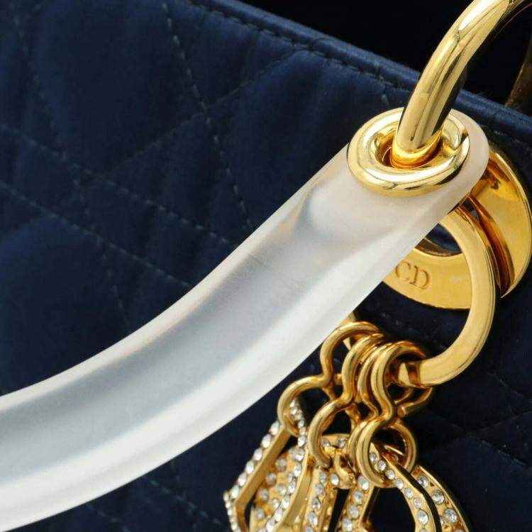 Pre Owned Christian Dior Vintage Micro Lady Dior 1997 Top Handle Bag