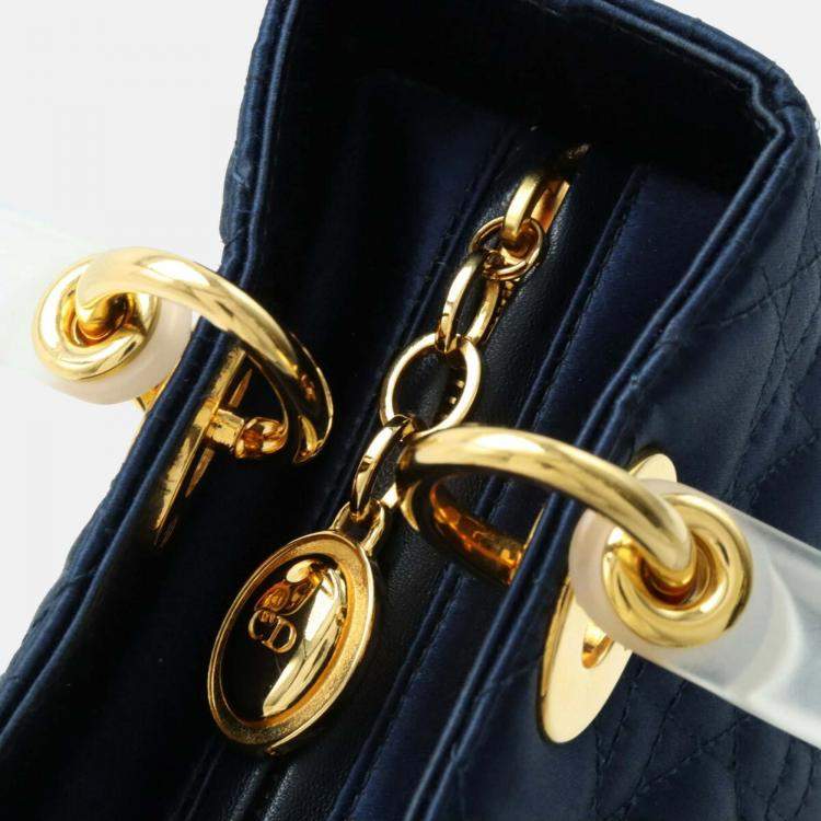 Pre Owned Christian Dior Vintage Micro Lady Dior 1997 Top Handle Bag