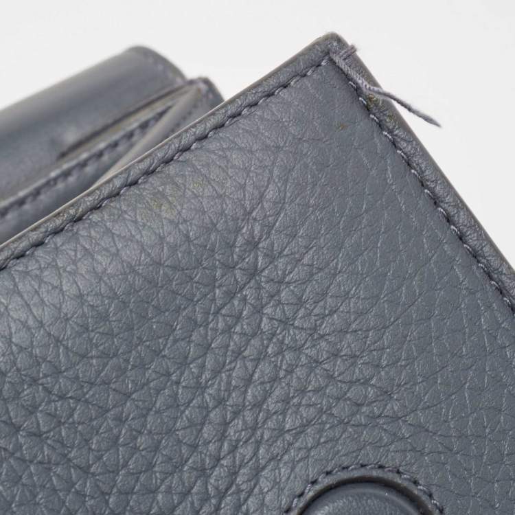 Pre Owned Dior Grey Leather Large Diorever Top Handle Bag