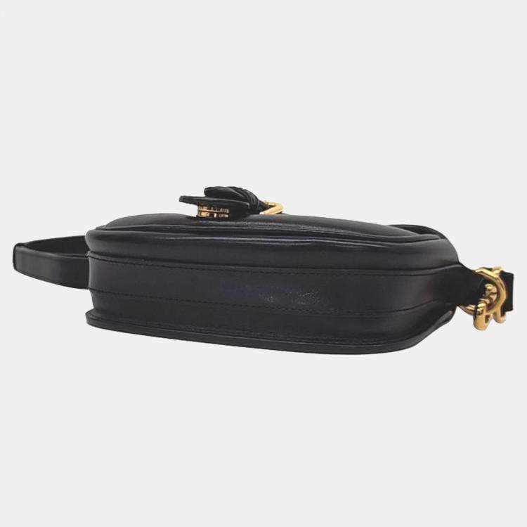 Pre Owned Dior Black Leather Small Bobby Shoulder Bag