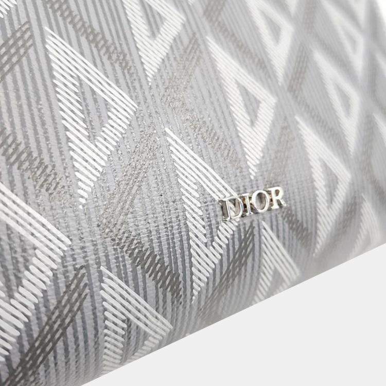 Pre Owned Dior Gray Canvas Ringo Shoulder Bag