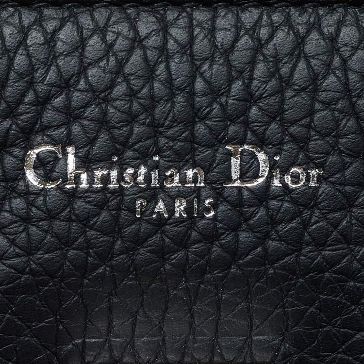Pre Owned Dior Black Leather Medium Diorever Bag
