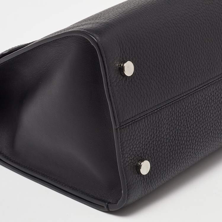 Pre Owned Dior Black Leather Medium Diorever Bag