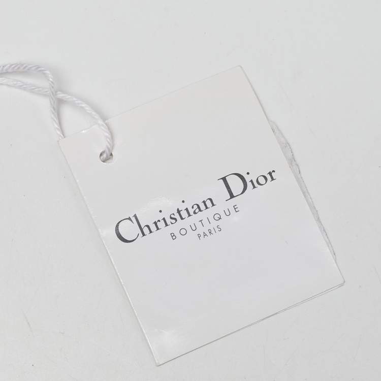 Pre Owned Dior Black Leather Medium Diorever Bag