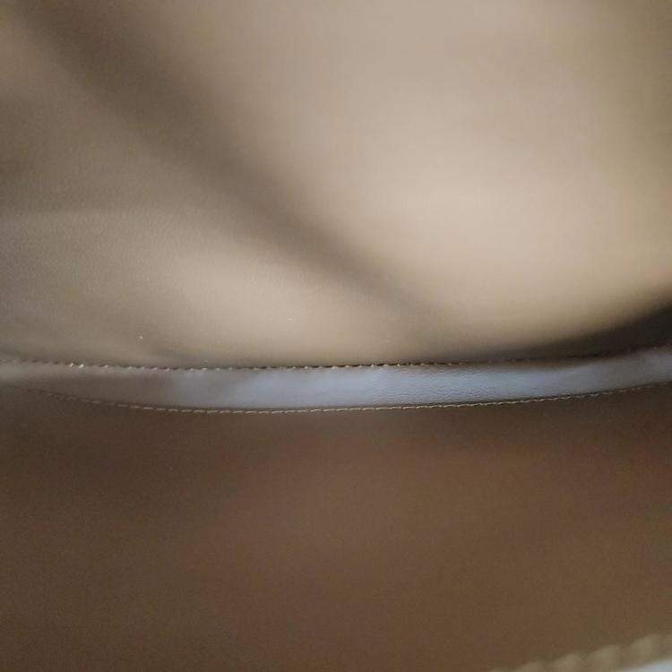 Pre Owned Dior Brown Leather Medium Clutch Bag
