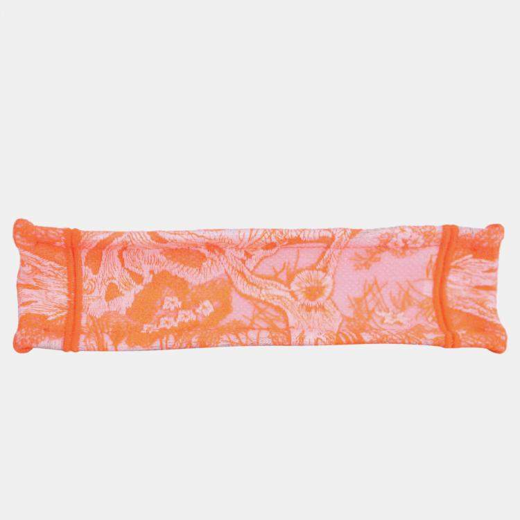 Pre Owned Dior Neon Orange Canvas Mini Book Tote Bag