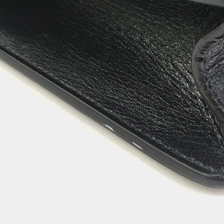 Pre Owned Dior Black Leather 30 Montaigne Shoulder Bag