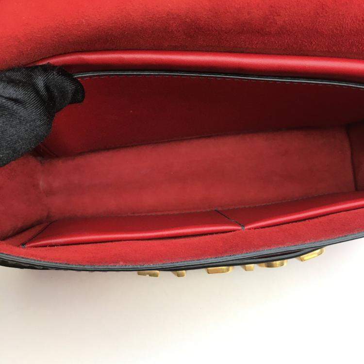 Pre Owned Dior Red Leather Medium J'Adior Shoulder Bag