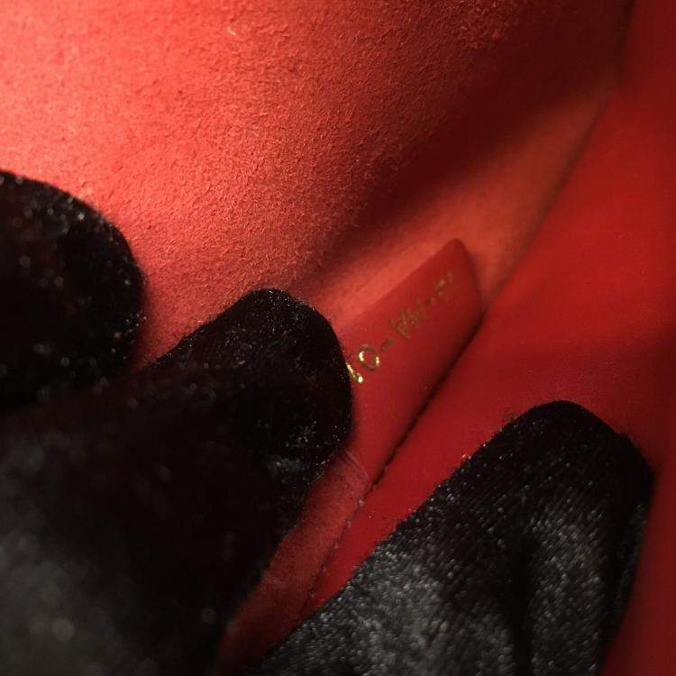 Pre Owned Dior Red Leather Medium J'Adior Shoulder Bag