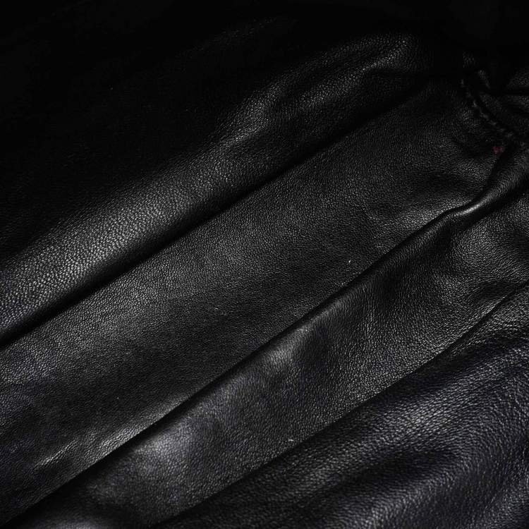 Pre Owned Dior Black Cannage Quilted Leather Soft Lady Dior Tote
