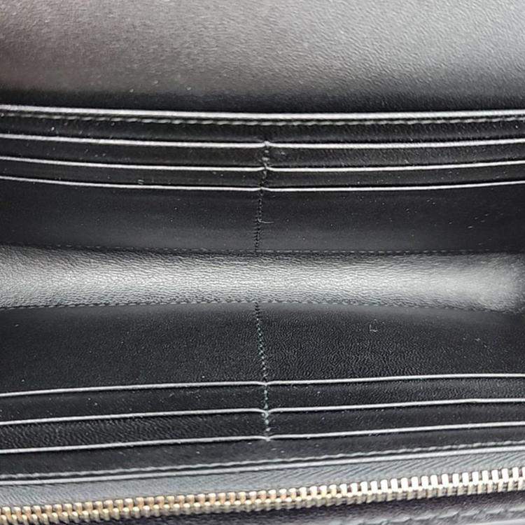 Pre Owned Dior Black Leather J'Adior Mini Chain Crossbody Bag