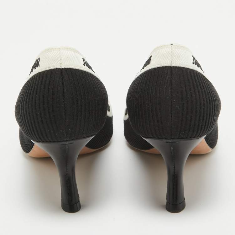Pre Owned Dior Black Technical Fabric J'adior Pumps Size 38.5