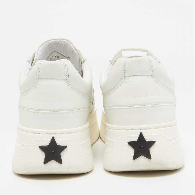 Pre Owned Dior White Leather and Suede Ors Sneakers Size 39