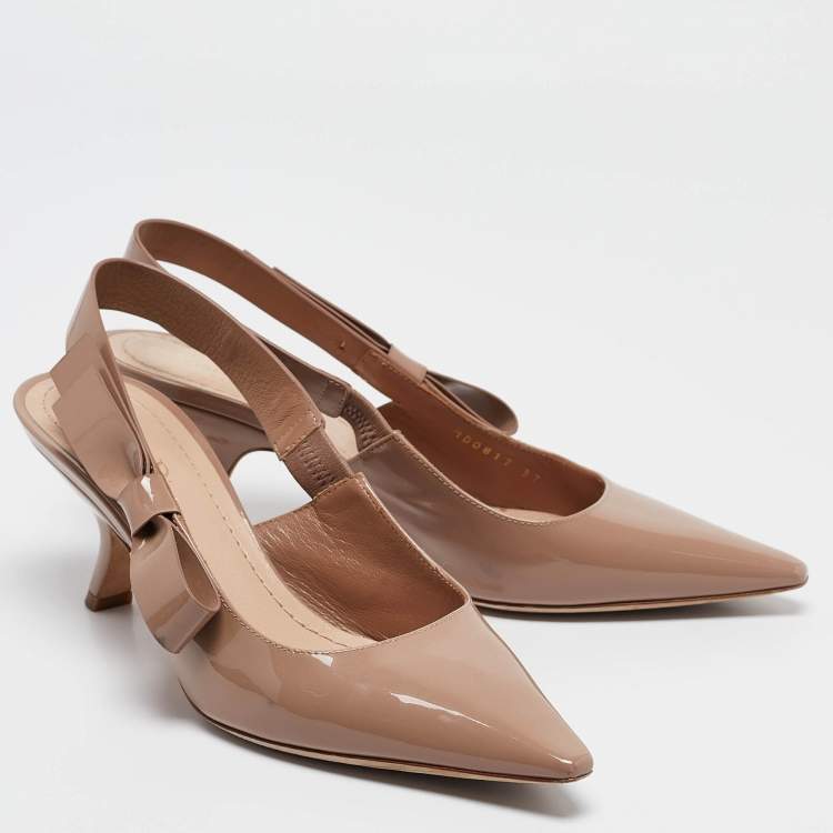مملوكة مسبقًا Dior Old Rose Patent Leather J'Adior Pumps Size 37