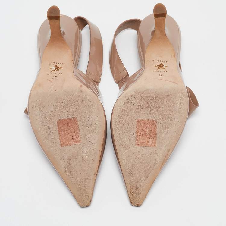 مملوكة مسبقًا Dior Old Rose Patent Leather J'Adior Pumps Size 37