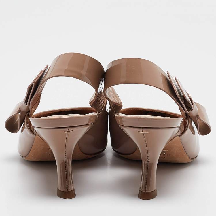 مملوكة مسبقًا Dior Old Rose Patent Leather J'Adior Pumps Size 37