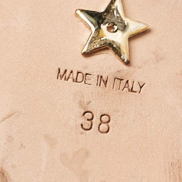 Pre Owned Dior Black Technical Fabric J'adior Slingback Flats Size 38