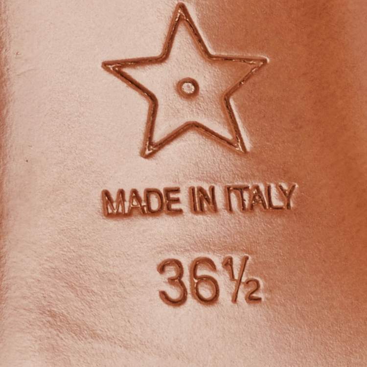 Pre Owned Dior Navy Blue Embroidered Canvas Dway Slide Sandals Size 36.5