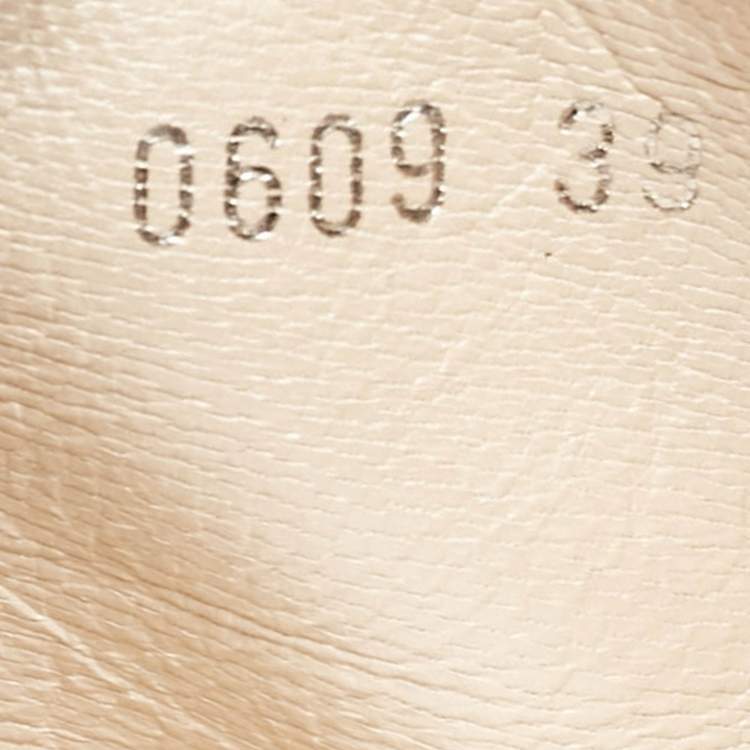 Pre Owned Dior Black Leather Mid Calf Riding Boots Size 39