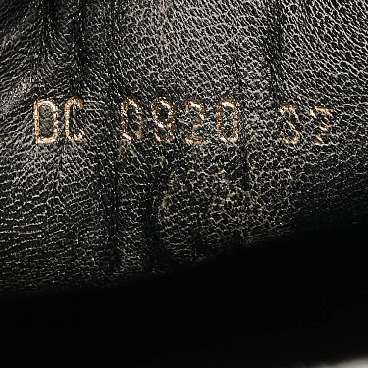 Pre Owned Dior Black/Cream Canvas Walk'n'Dior Sneakers Size 37