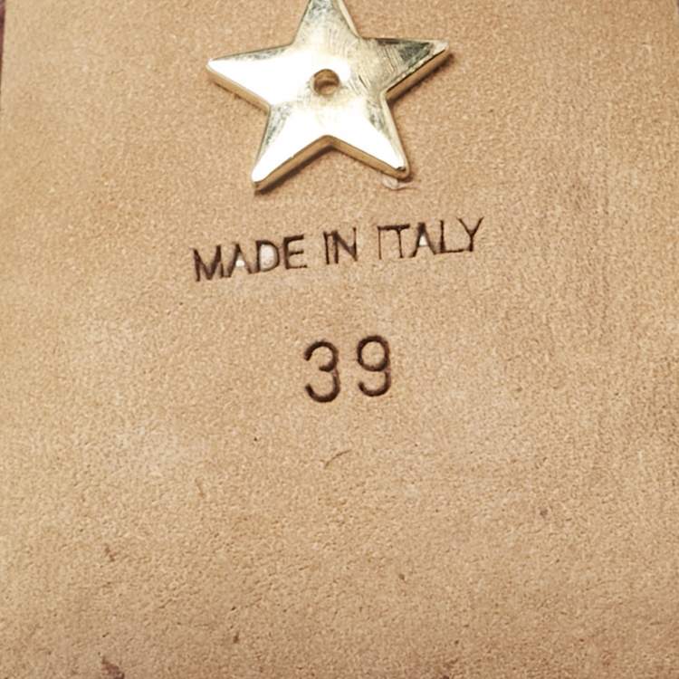 Pre Owned Dior Red Patent Leather J'Adior Slingback Pumps Size 39