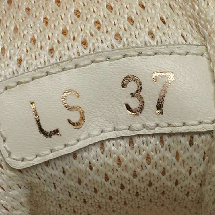 Pre Owned Dior Two Tone Jelly and Leather Vibe Lace Up Sneakers Size 37