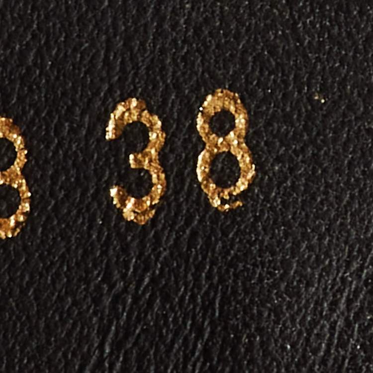 Pre Owned Dior DiorAct Size 38 Black Floral Fabric Ankle Strap Sandals