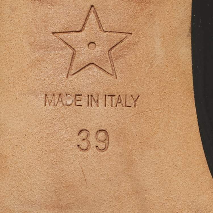 Pre Owned Dior Size 39 Black Patent Leather Pointed Toe Pumps