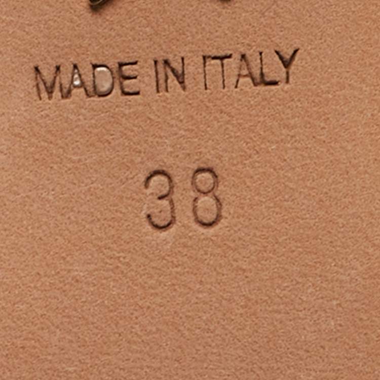 مملوكة مسبقًا Dior Size 38 Black Suede Crystal Embellished Slide Sandals