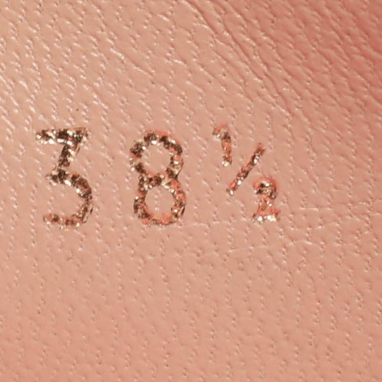 Pre Owned Dior Dway Size 38.5 Pink Canvas Sandals