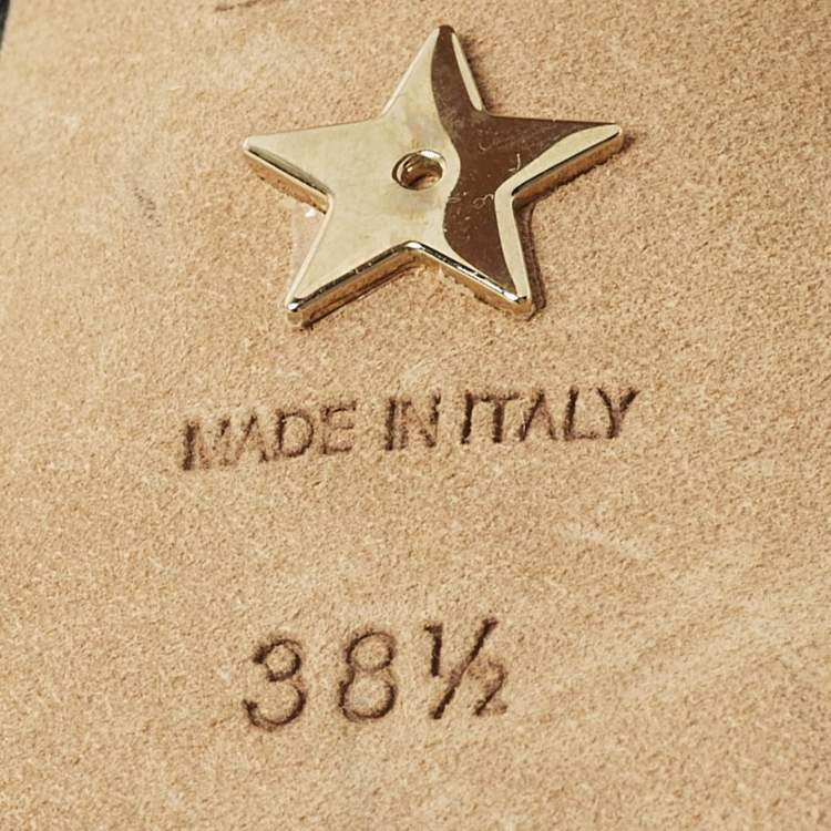 Pre Owned Dior J'Adior Size 38.5 Black Fabric and Mesh Slingback Pumps