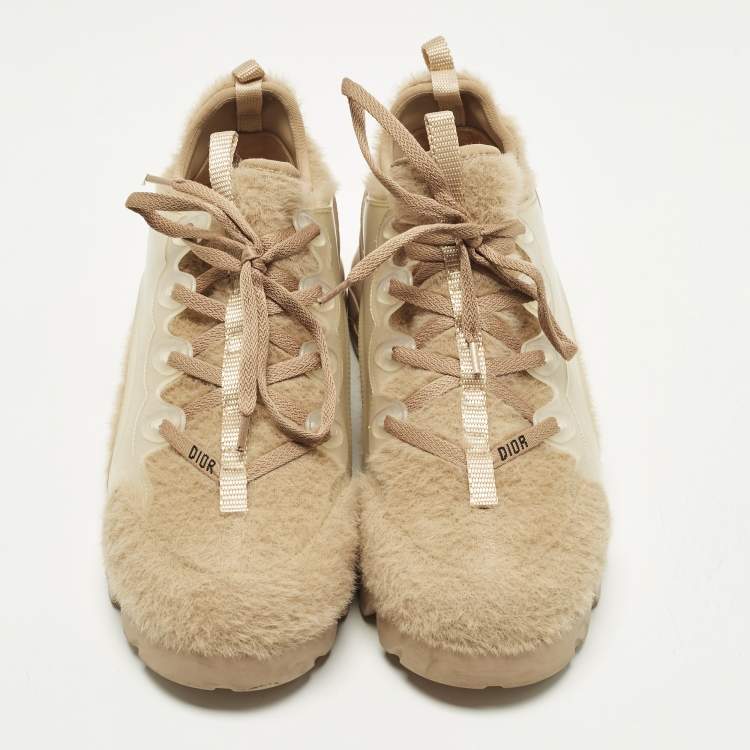 Pre Owned حذاء رياضي ديور دي كونكت نيوبرين متعدد الألوان وبي في سي مقاس 36