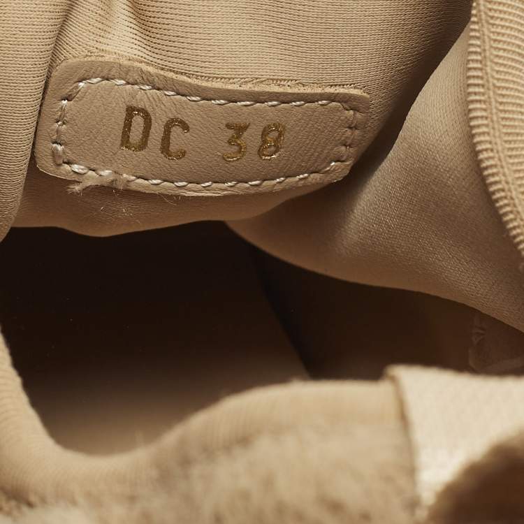 Pre Owned حذاء رياضي ديور دي كونكت نيوبرين متعدد الألوان وبي في سي مقاس 36