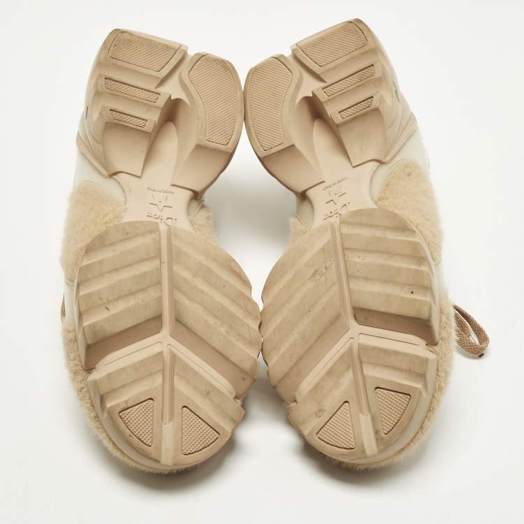 Pre Owned حذاء رياضي ديور دي كونكت نيوبرين متعدد الألوان وبي في سي مقاس 36