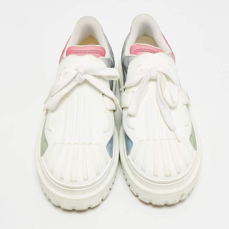 Pre Owned حذاء رياضي ديور بألوان متعددة قماش تقني ومطاط ديور آي دي منخفض من أعلى مقاس 38.5