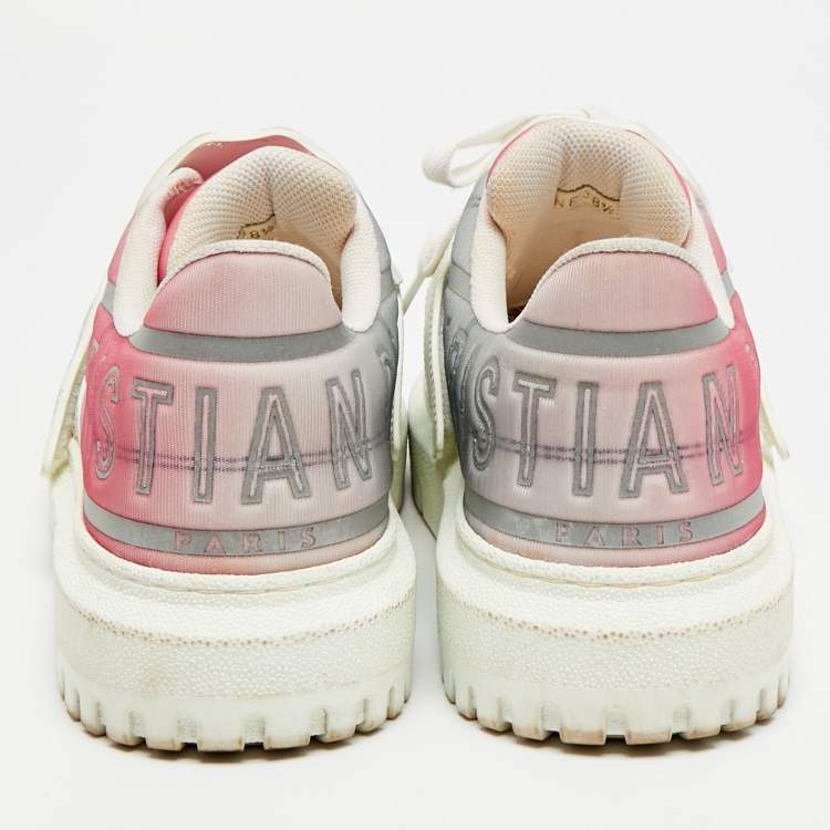 Pre Owned حذاء رياضي ديور بألوان متعددة قماش تقني ومطاط ديور آي دي منخفض من أعلى مقاس 38.5